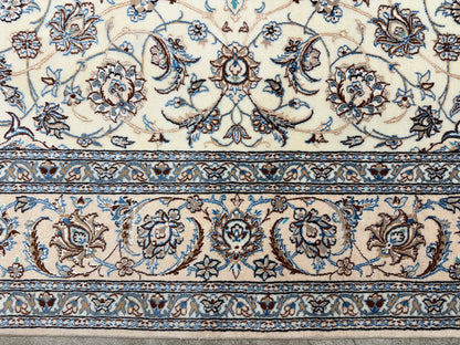 Hand-Knotted 6 La Persian Nain Rug - 4’11”x7’2”