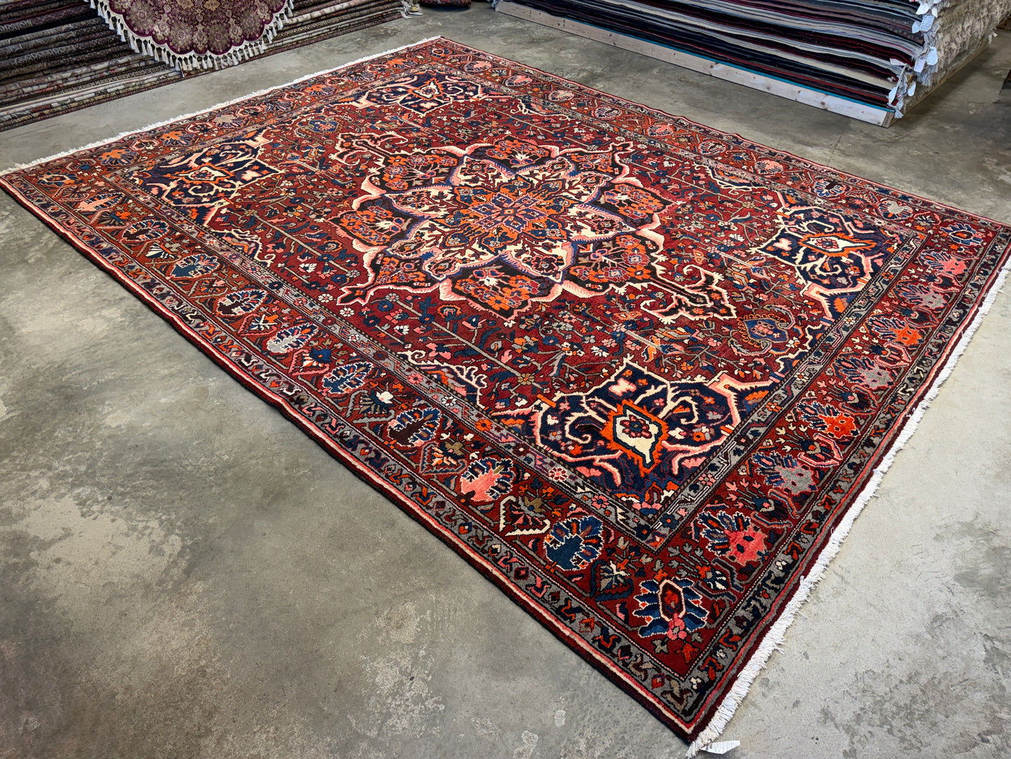 10’2”x13’ Hand-Knotted Persian Bakhtiari Area Rug