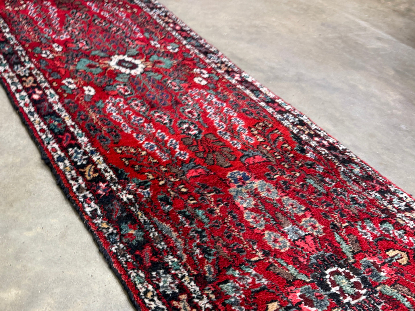 Hand-Knotted Sarouk Runner - 2’9”x18’3”