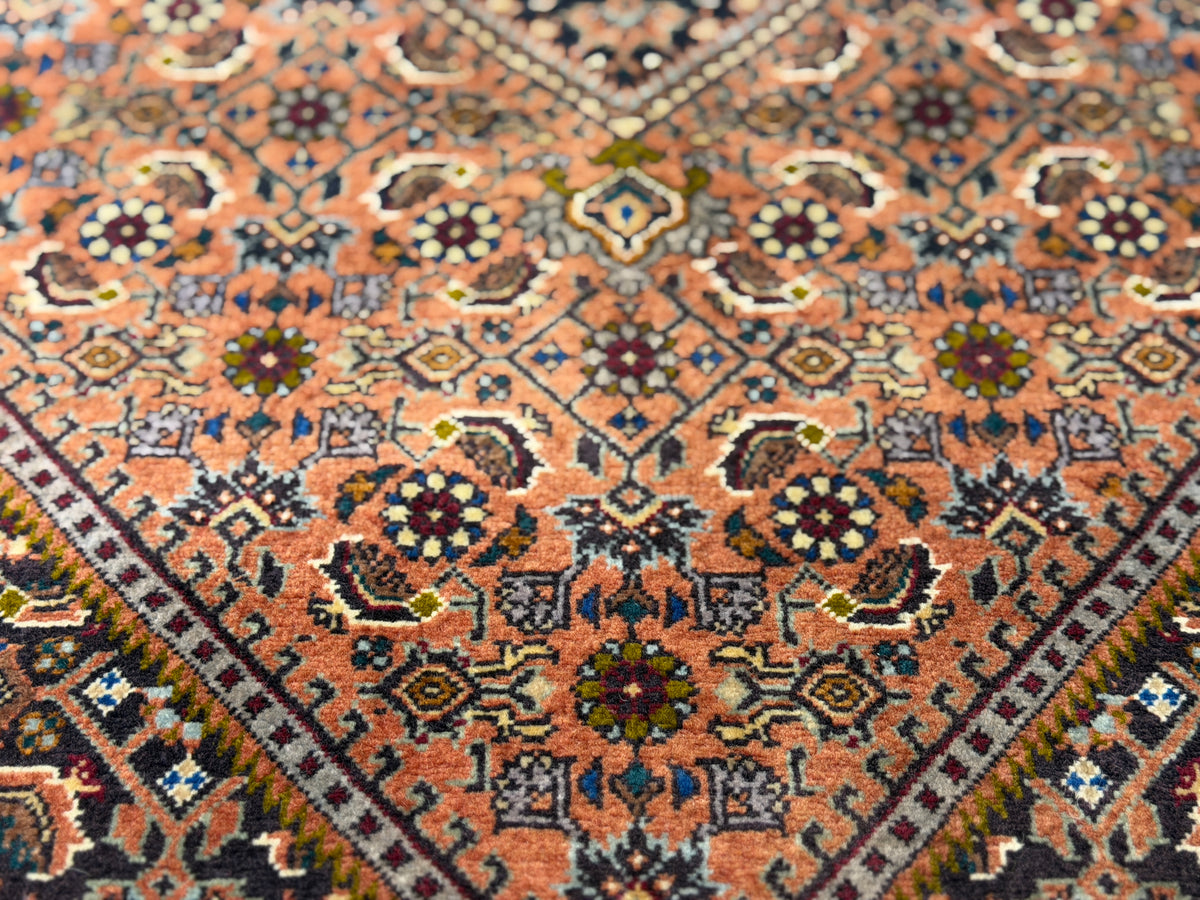 Hand-Knotted Persian Bidjar Rug - 3'7"x5'7"