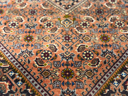 Hand-Knotted Persian Bidjar Rug - 3'7"x5'7"