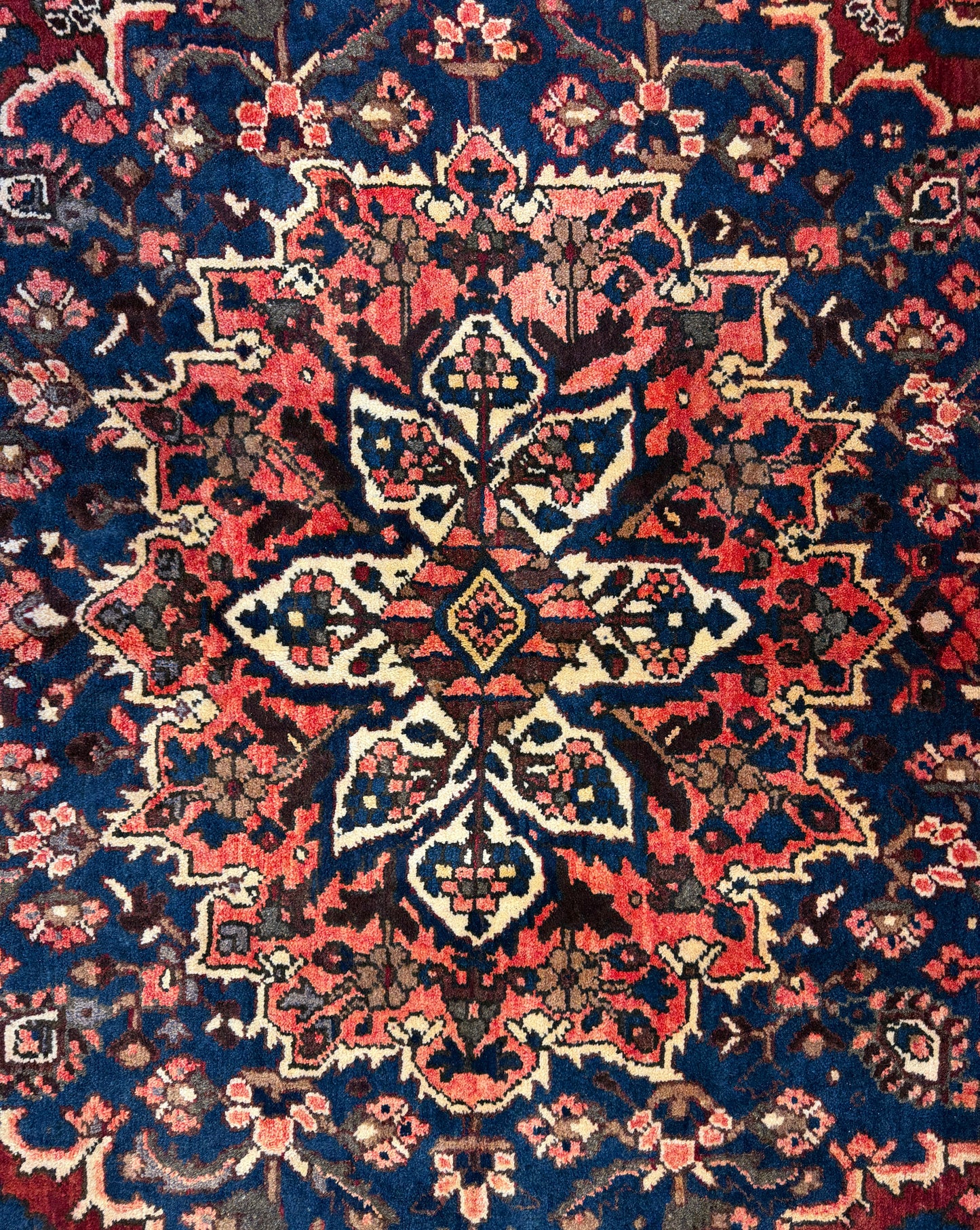 Hand-Knotted Persian Bakhtiari Rug - 10’4”x12’3”