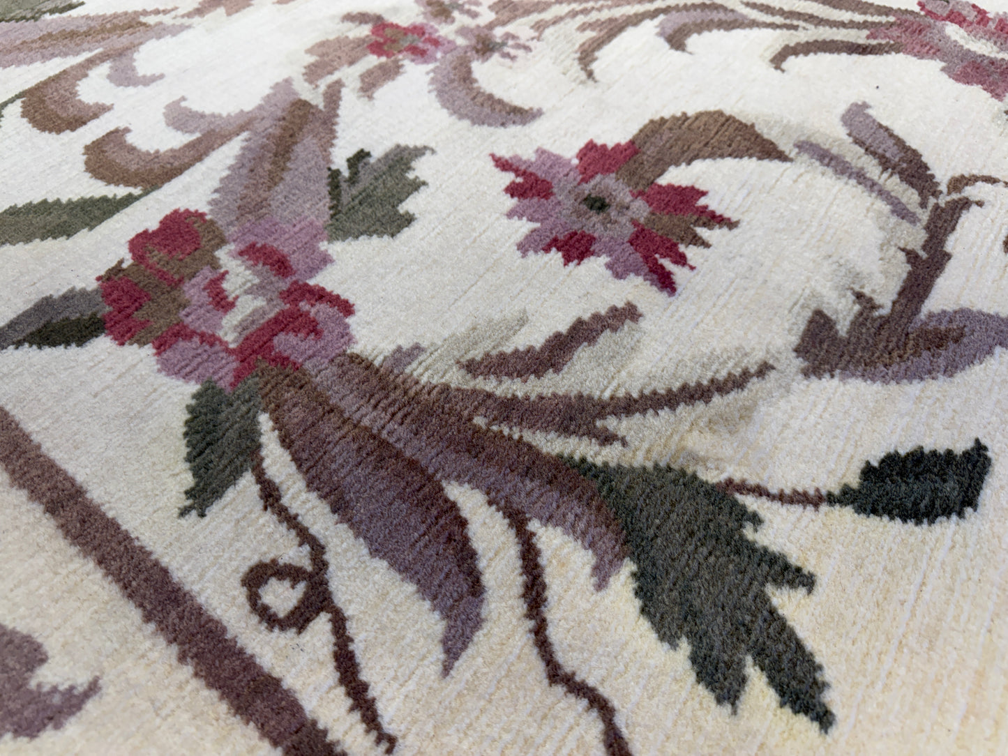 Hand-Knotted Floral Rug - Signed - 8’x10’