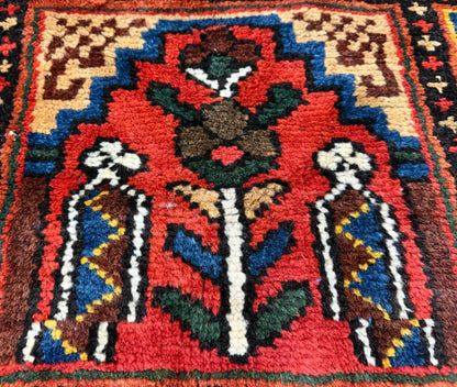 Hand-Knotted Persian Bakhtiari Rug - 9’4”x10’3”