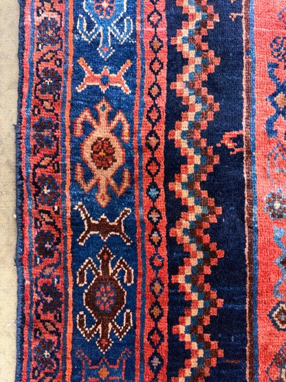 Hand-Knotted Persian Bidjar Rug - 5’10”x9’10”