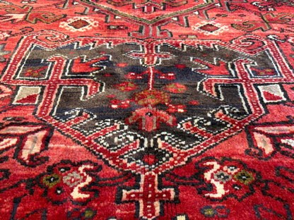 10’1”x12’9” Hand-Knotted Persian Heriz Area Rug