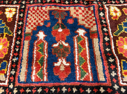 Hand-Knotted Persian Bakhtiari Rug - 9’4”x10’3”