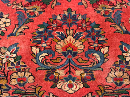 Hand-Knotted Persian Sarouk Rug - 5’9”x8’2”