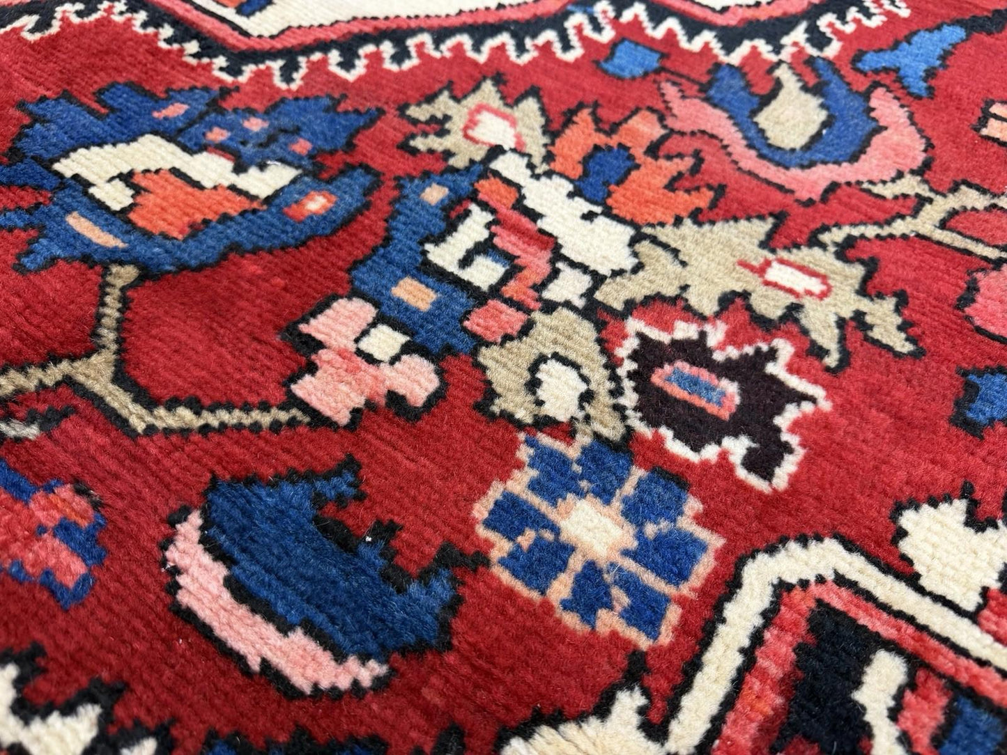 10x12 Vintage Hand-Knotted Bakhtiarie Rug Antique Handmade Red Oriental Tribal