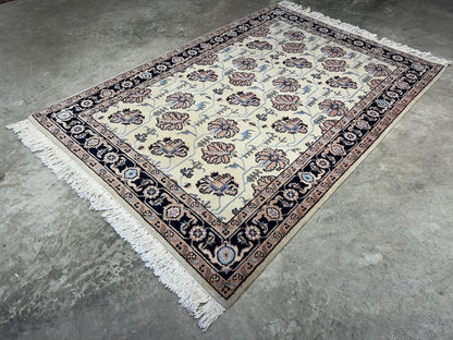4’x5’10” Hand-knotted Wool All-Over Rug - Oriental Carpet 4x6