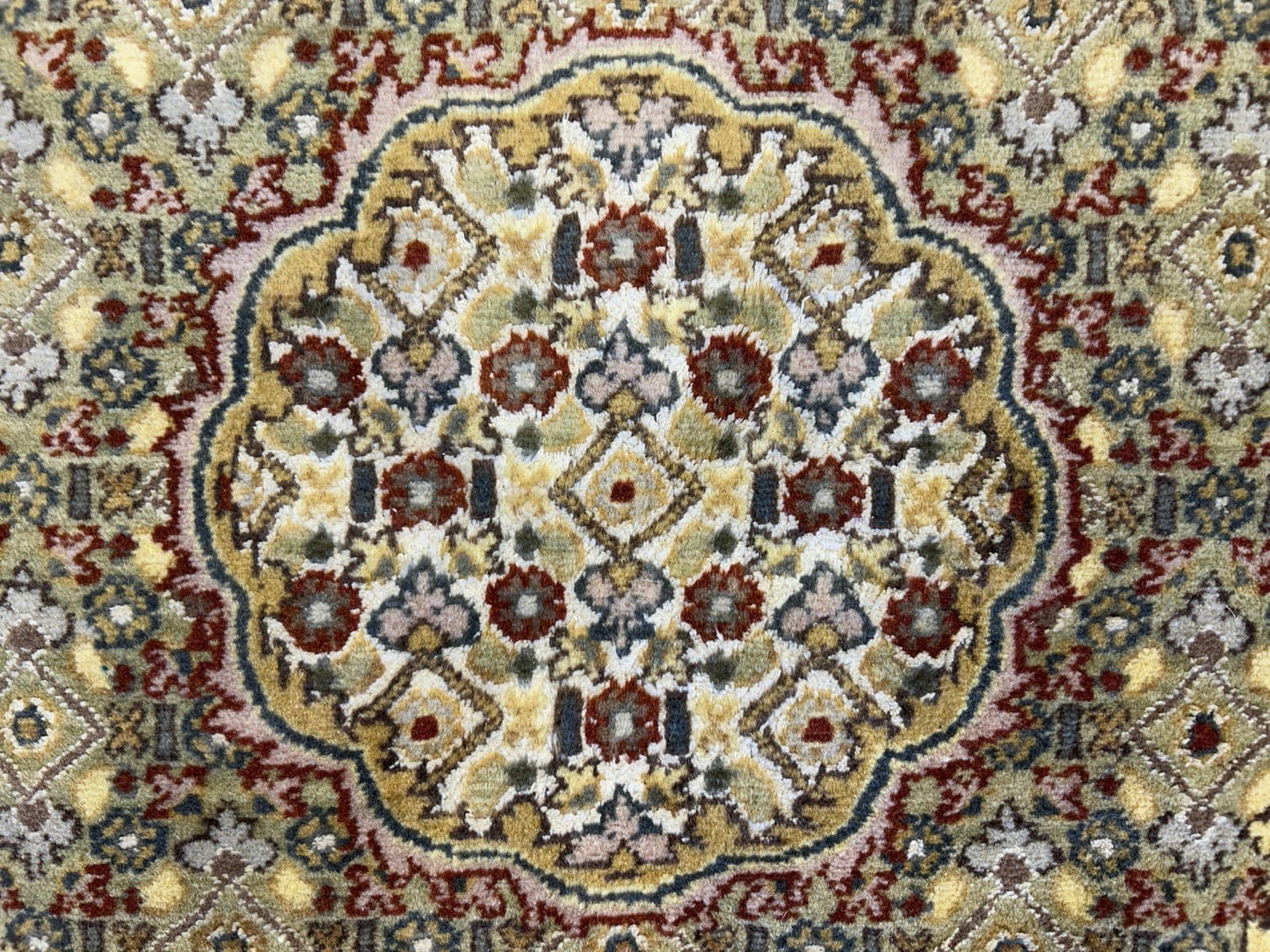 8’ Diameter Hand-knotted Wool Round Area Rug - Handmade Carpet 8x8 Blue