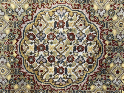 8’ Diameter Hand-knotted Wool Round Area Rug - Handmade Carpet 8x8 Blue