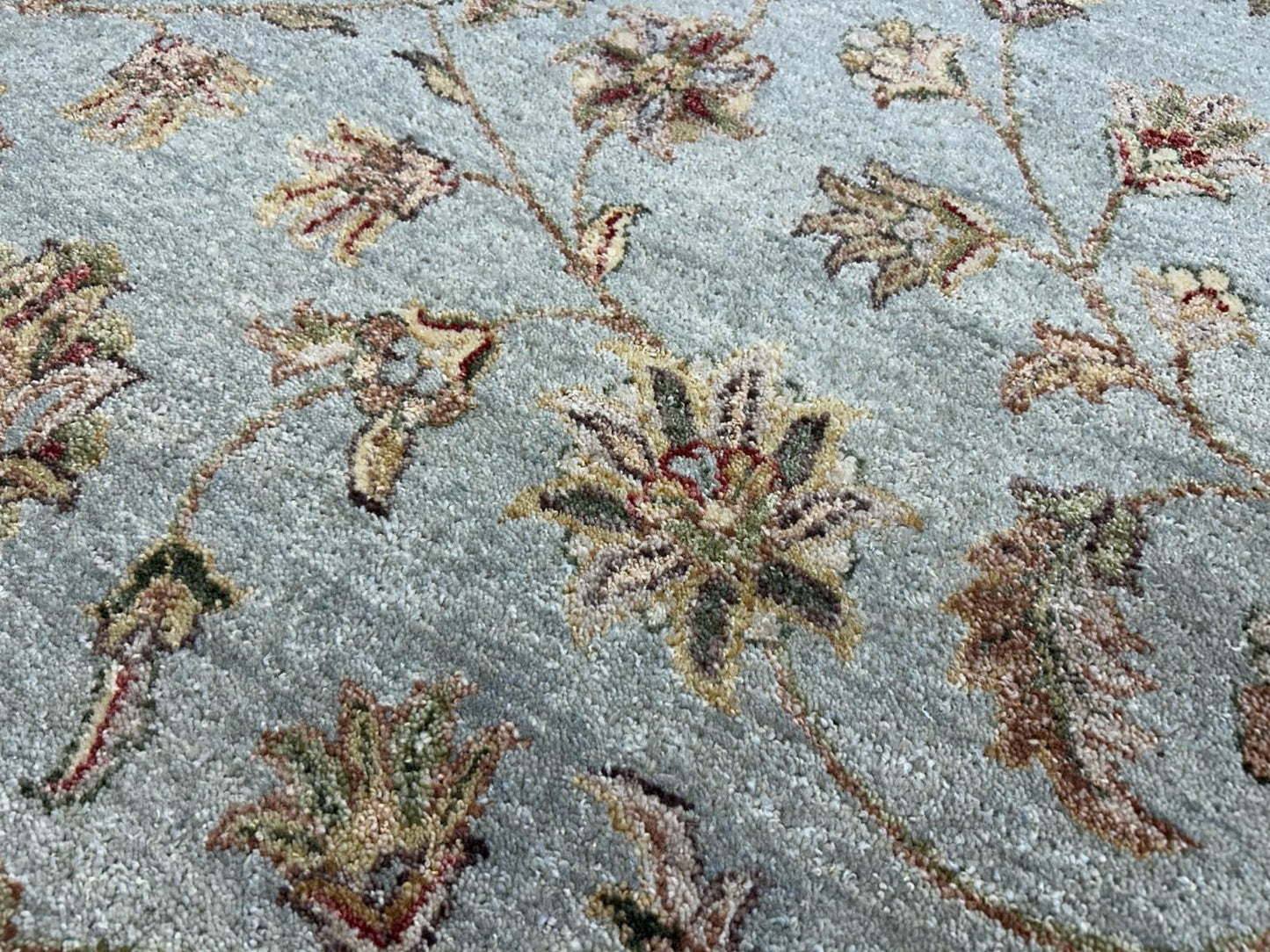 8’ Diameter Hand-knotted Wool Round Area Rug - Handmade Carpet 8x8 Green