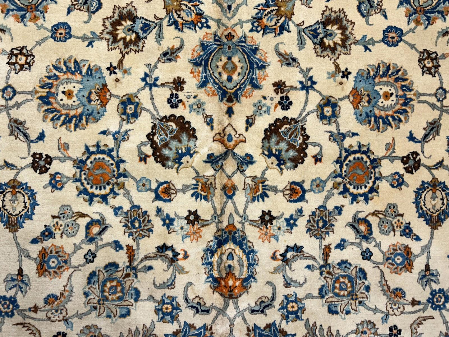 10’4”x15’2” Hand-Knotted Wool All-over Kashane Area Rug - Handmade Carpet 10x15