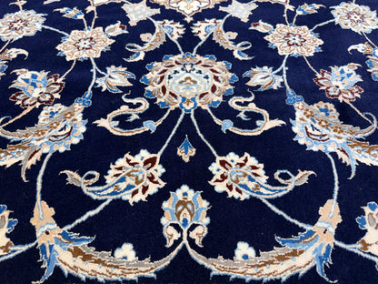 Hand-Knotted 6 La Persian Nain Rug - 10’2”x13’6”