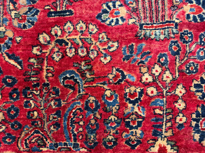 Hand-Knotted Persian Sarouk Rug - 10’1”x14’10”