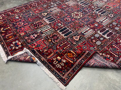 9’5”x11’9” Hand-Knotted Persian Bakhtiari Four Season Area Rug