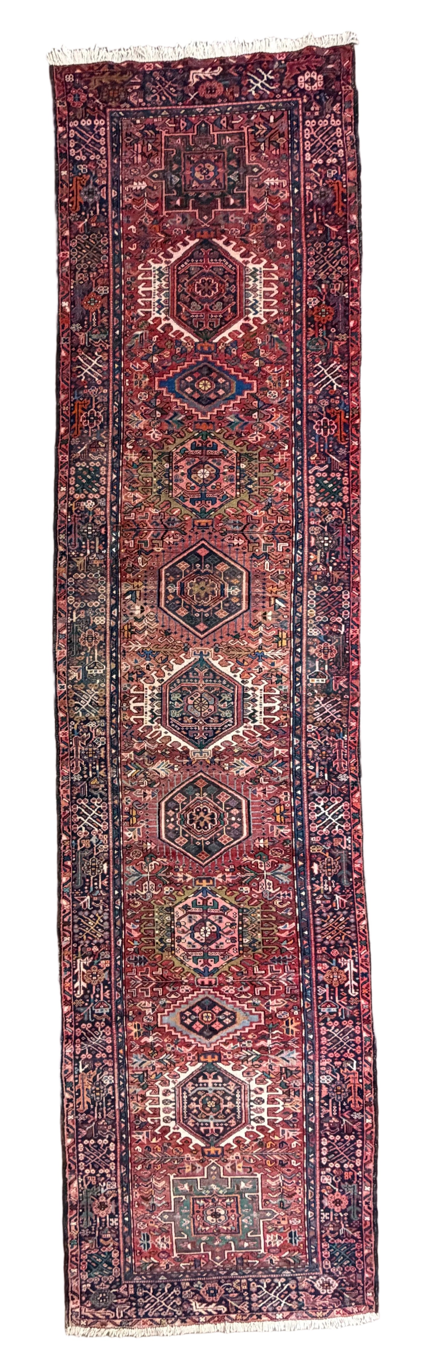 Hand-Knotted Karaja Runner - 3’11”x16’3”