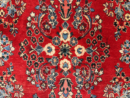 Hand-Knotted Persian Sarouk Rug - 8’x9’7”