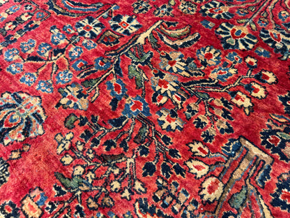 Hand-Knotted Persian Sarouk Rug - 10’1”x14’10”