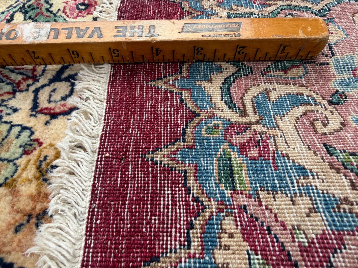 Hand-Knotted 60 Raj Persian Lavar Kerman Rug (As-Is)- 13’10”x19’11”