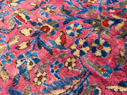 10’4”x16’4” Antique Hand-Knotted Fine Manchester Wool Persian Kashan Area Rug