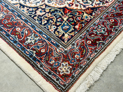 Hand-Knotted Persian Sarouk Rug - 4’5”x6’11”