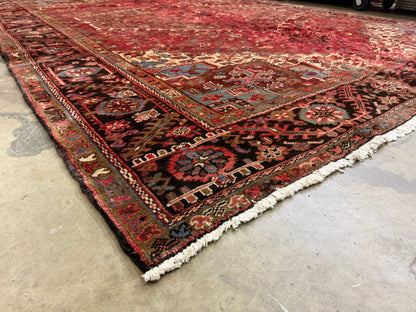 Hand-Knotted Persian Heriz Rug - 10’3”x13’3”