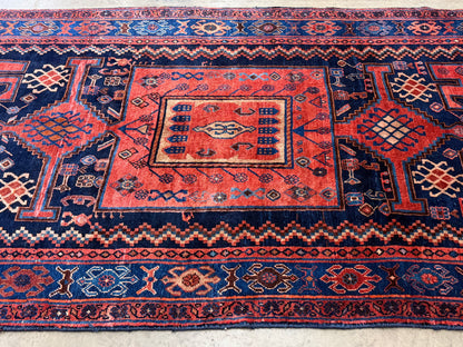 Hand-Knotted Persian Bidjar Rug - 5’10”x9’10”