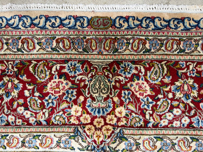 10’2”x13’9” Hand-Knotted Persian Kerman Signed Area Rug