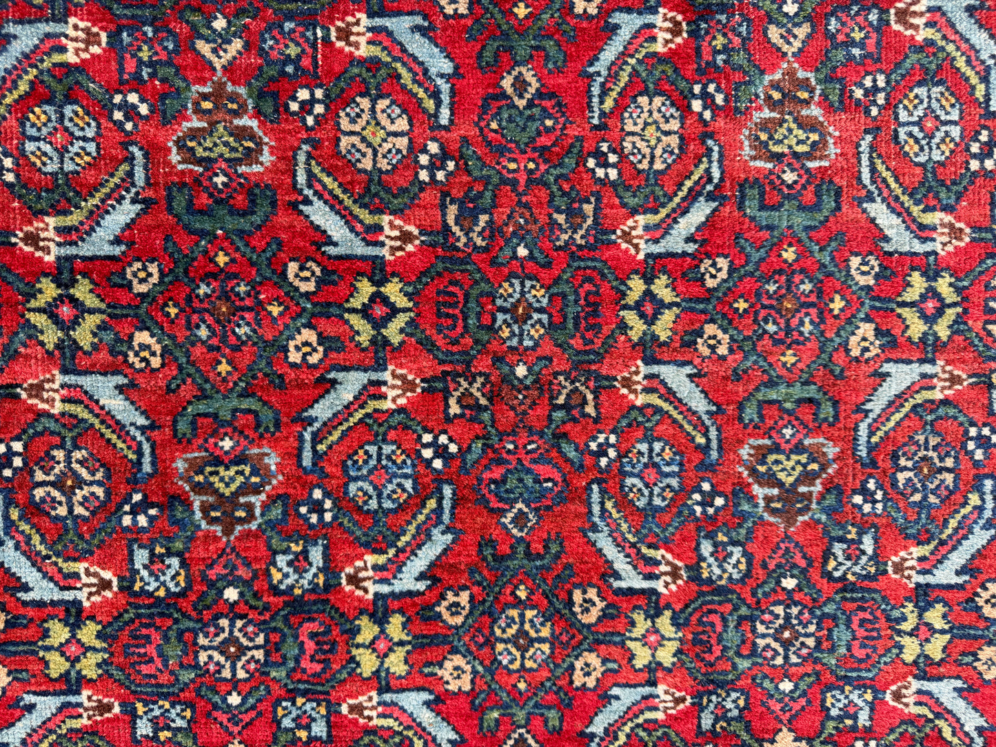 12’10”x20’3” Rare Palace Size Hand-Knotted Triclinium Bidjar Persian Area Rug