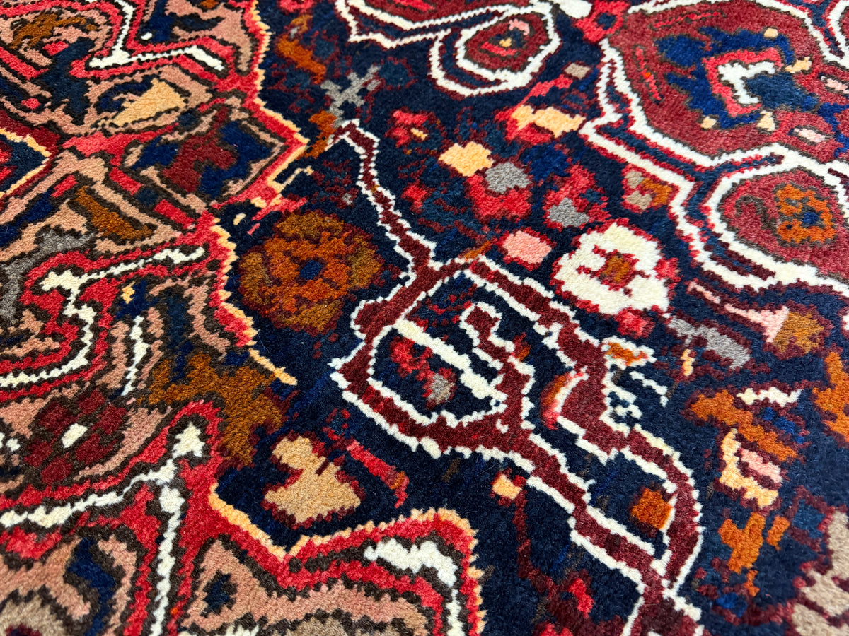 Antique Hand-Knotted Bakhtiari Rug - 5’5”x8’3”