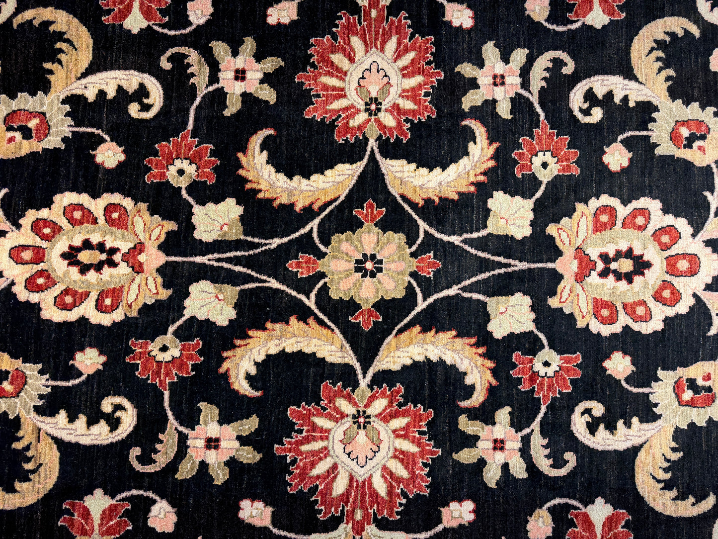 Hand-Knotted Peshawar Rug - 7’7”x10’6”