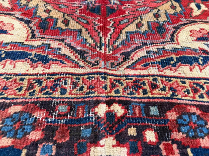 8’7”x12’6” Vintage Handmade Bakhtiari Rug