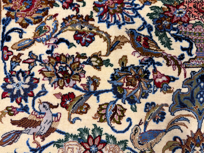 Hand-Knotted Persian Isfahan Rug - Signed Khaksar - 3’8”x5’4”