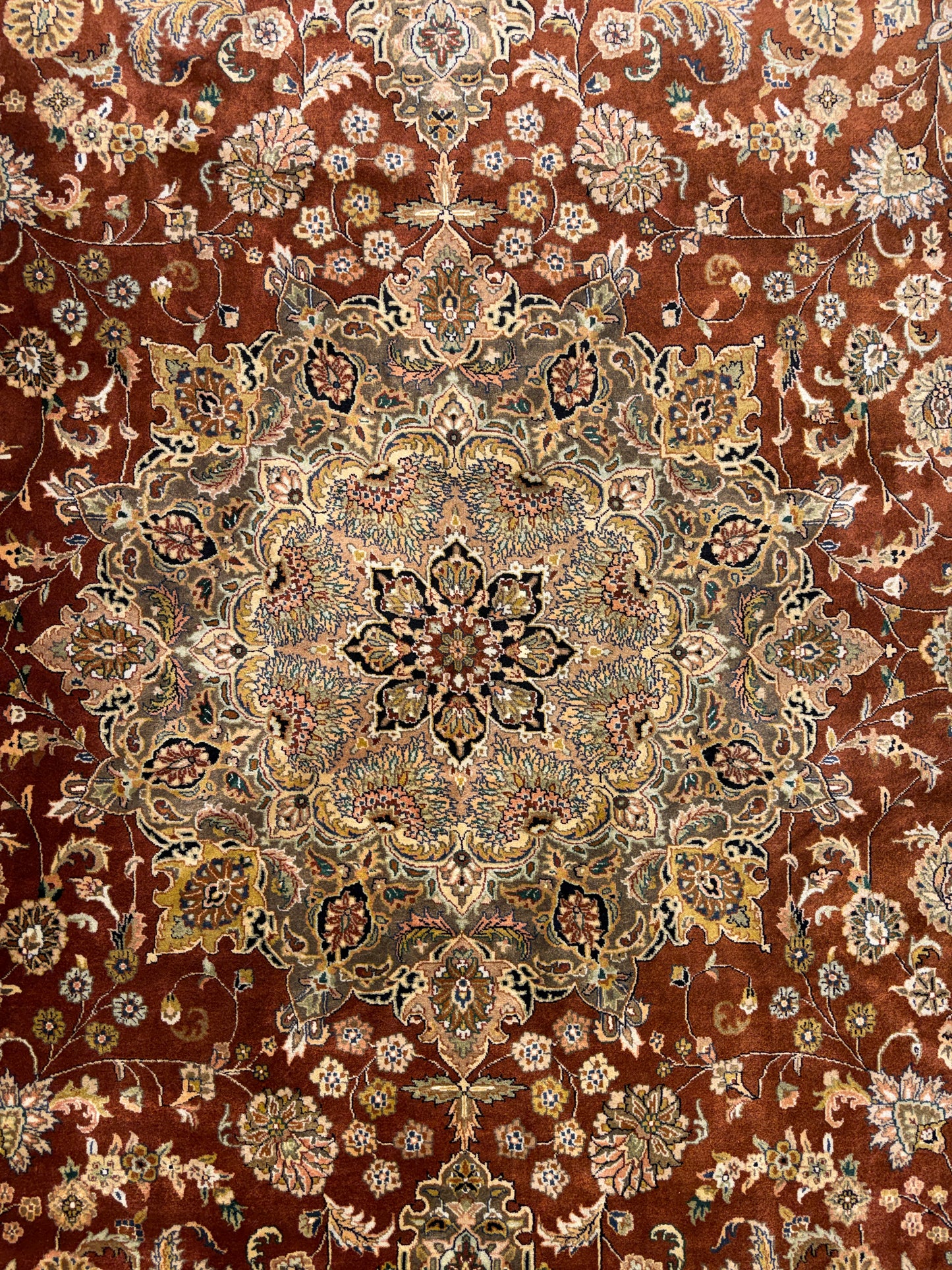 Hand-Knotted Oriental Rug - 9’9”x13’9”