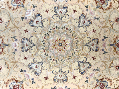 Hand-Knotted 60 Raj Persian Tabriz Rug - Signed - 9’10”x13’2”