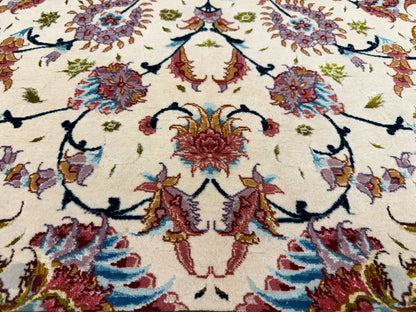 Hand-Knotted 70 Raj Persian Tabriz Rug - Signed - 9’8”x13’9”
