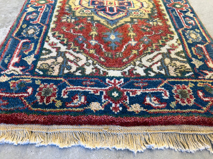 Hand-Knotted IndoHeriz Rug - 2’x3’
