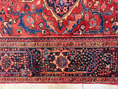 Hand-Knotted Persian Heriz Rug - 9’8”x13’2”