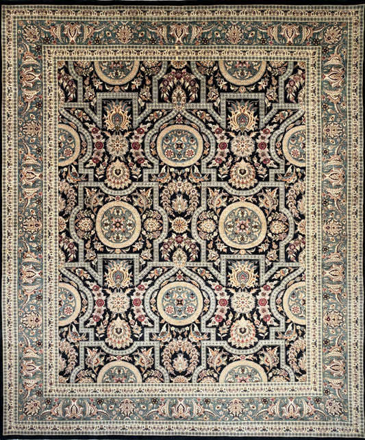Hand-Knotted Oriental Rug - 8’3”x9’10”