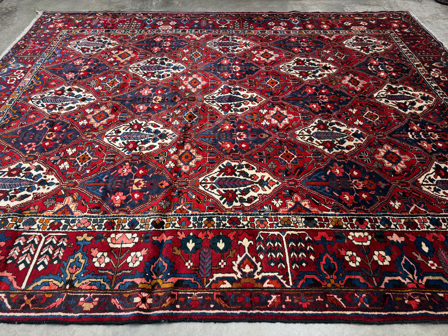 Hand-Knotted Persian Bakhtiari Rug - 10’2”x12’8”
