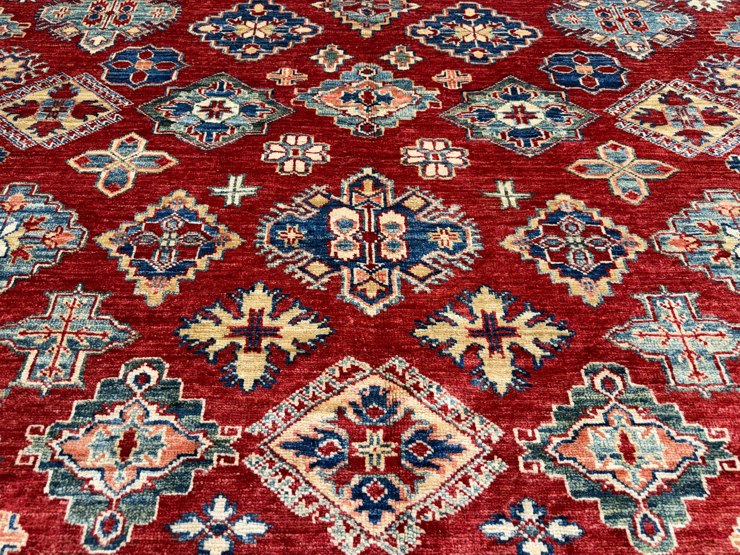 Hand-Knotted Kazak Rug - 8’x9’6”