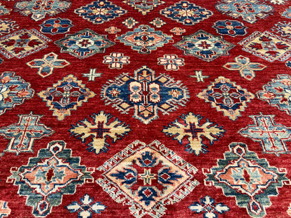 Hand-Knotted Kazak Rug - 8’x9’6”
