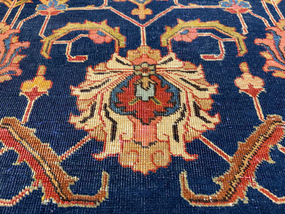 Hand-Knotted Persian Heriz Rug - 7’9”x11’6”