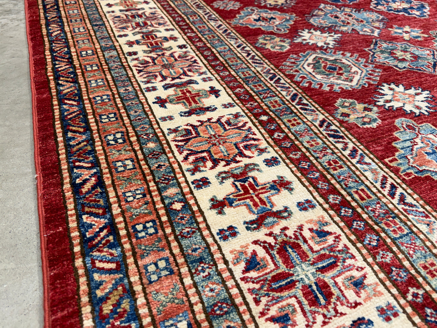 Hand-Knotted Kazak Rug - 8’x9’6”