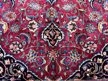 Hand-Knotted Persian Mashad Rug - 10’1”x12’10”