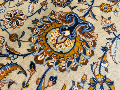 Hand-Knotted Persian Kashan Rug - Signed - 10’5”x13’10”