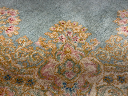 Antique Hand-Knotted Persian Kerman Rug - 3’11”x7’