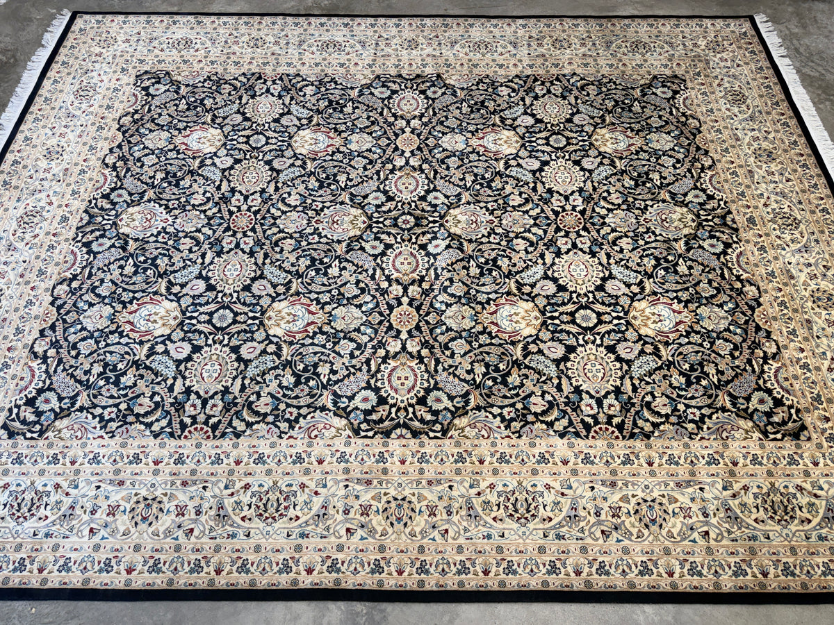 Hand-Knotted Agra Rug - 9’3”x11’10”